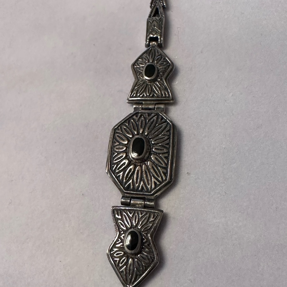 Elegant Silver Geometric Bracelet
